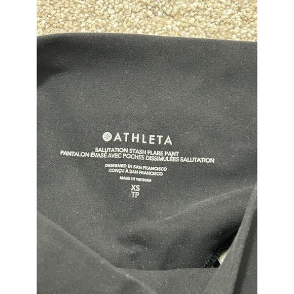 ATHLETA Salutation Stash Flare Pant XS Black - Picture 8 of 8